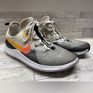 Nike Free TR 8 Women's Training Shoes Size 8.5 White/Black 942888 008